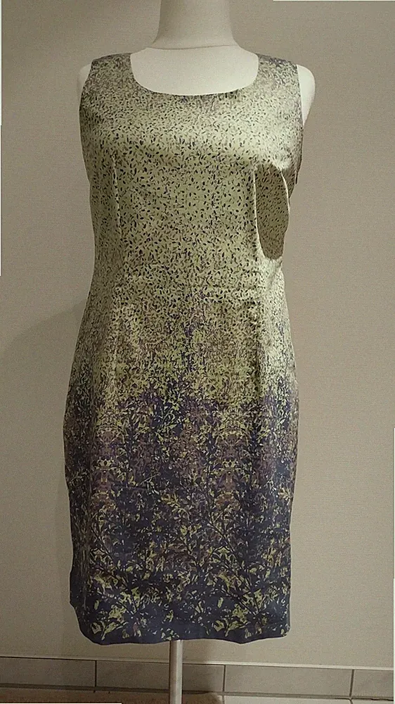 Damen-Sommerkleid, ärmellos, Größe 42