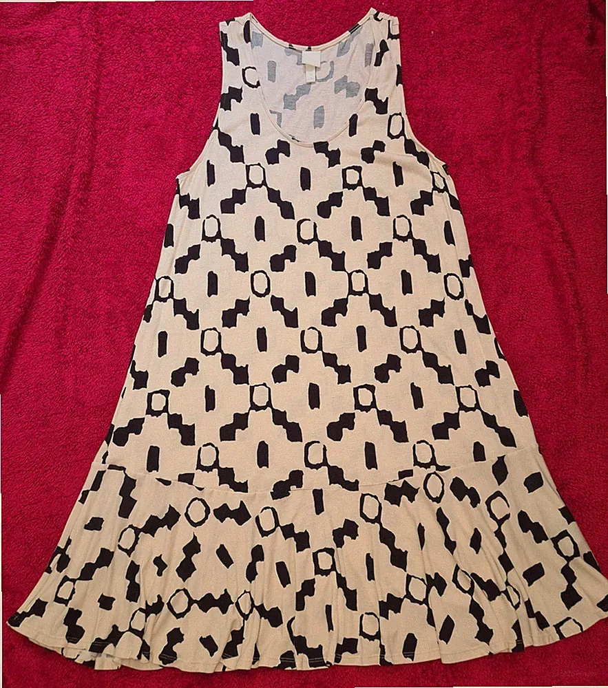 Damen-Sommerkleid, Gr 40 , Ärmellos, Viskosität Elastan.