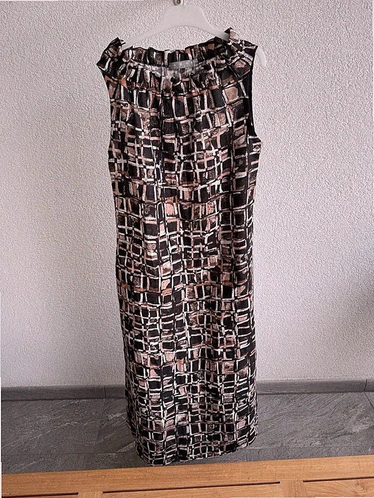 Damen-Sommerkleid Manon Designer Made In Germany Gr. 38 100% Leinen