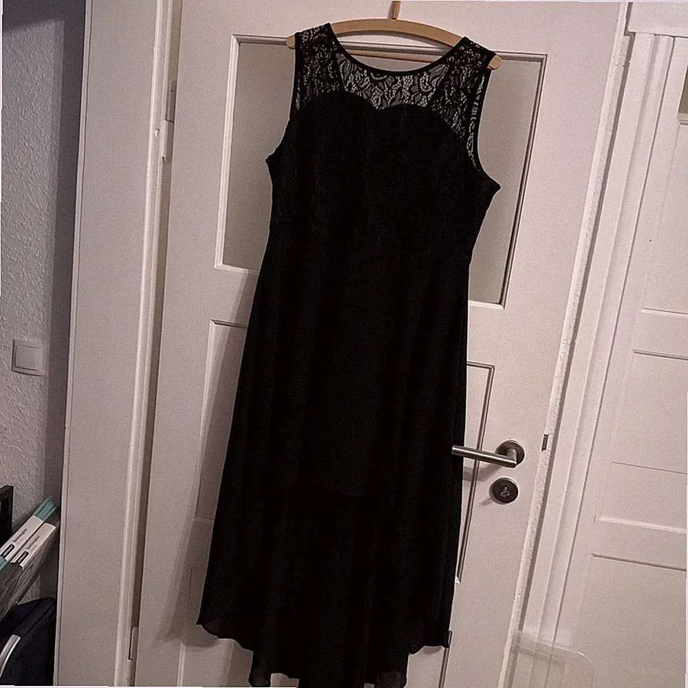 Damen Spitze Trägerkleid Partykleid Brautjungfer Abendkleid Cocktailkleid DE