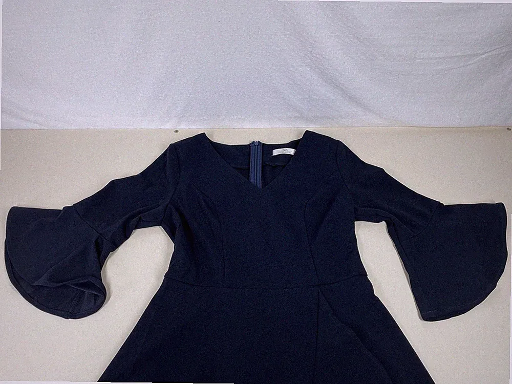 Damen V-Ausschnitt Kleid für formelle Veranstaltungen - Hochzeit Cocktail Abend Party Abschlussball...