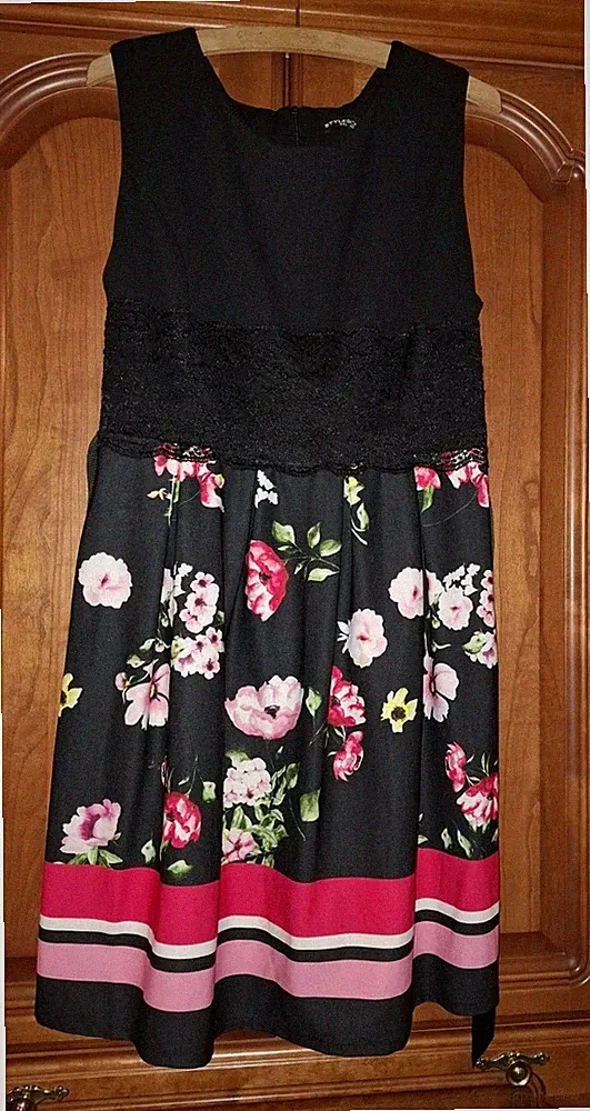 Damenkleid Gr.xxl mit Blumenmuster