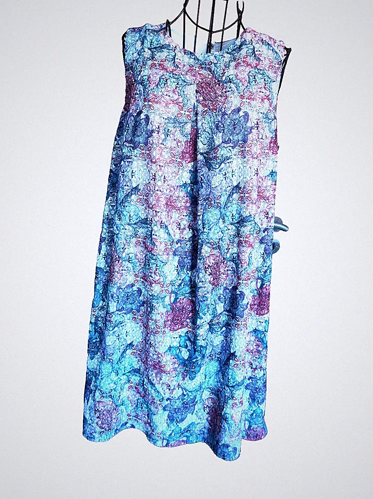 Damenkleid H&M 40 bunt A - Linie