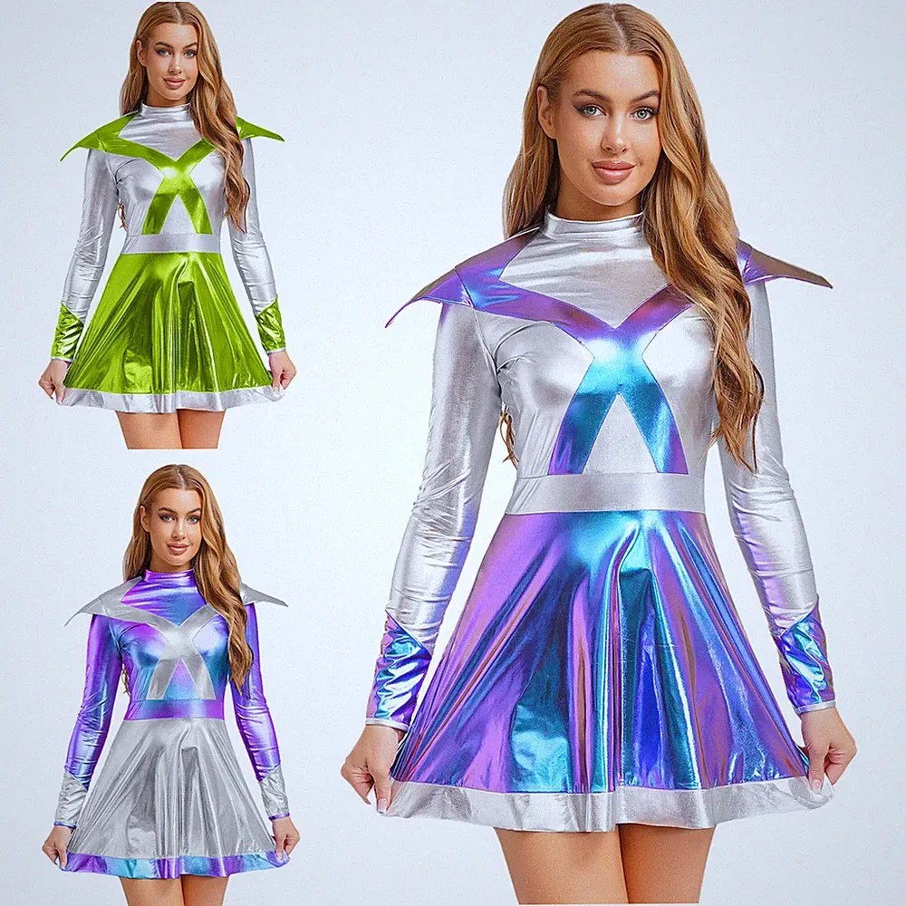 Halloween A Linien Kleid