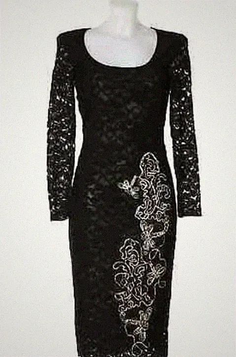 DENNY ROSE Kleid Spitze Art.52dr11005B Gr. 48 OHNE Stickerei