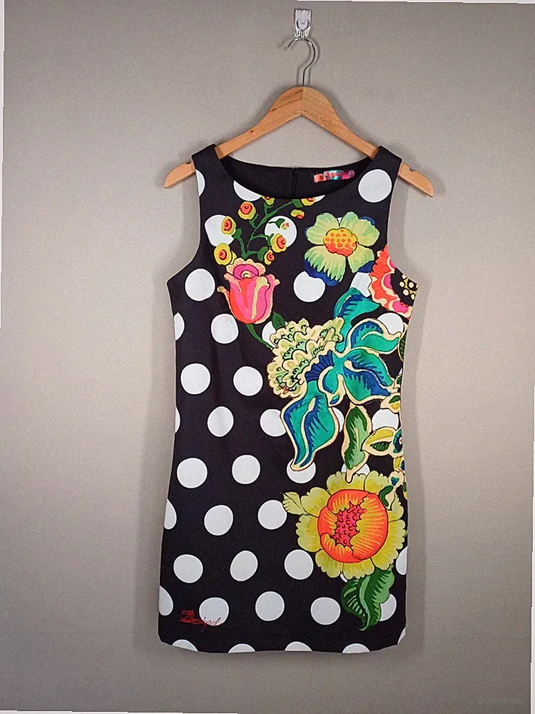 Crew Neck Etui kleid