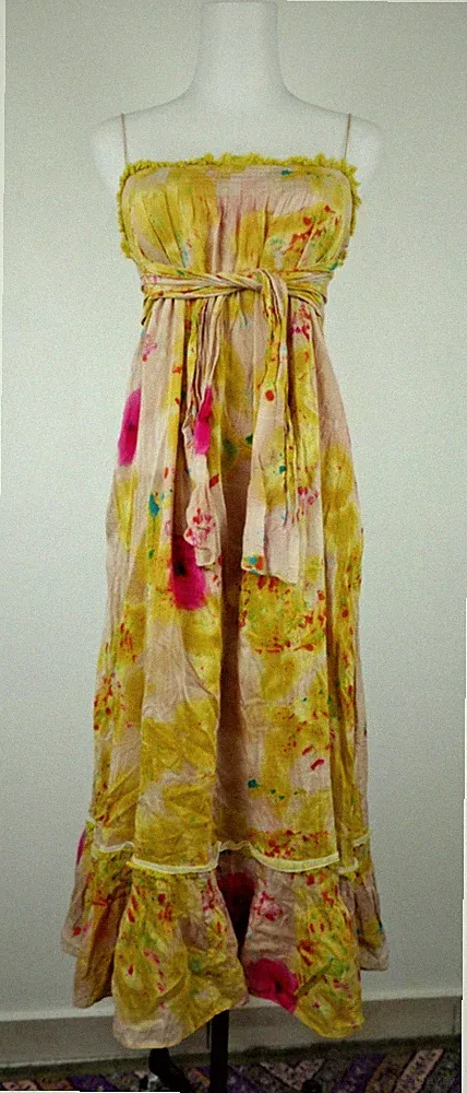DIANE VON FURSTENBERG KLEID DAMENKLEID GR 4 S DRESS WOMAN VINTAGE DEWITT SEIDE