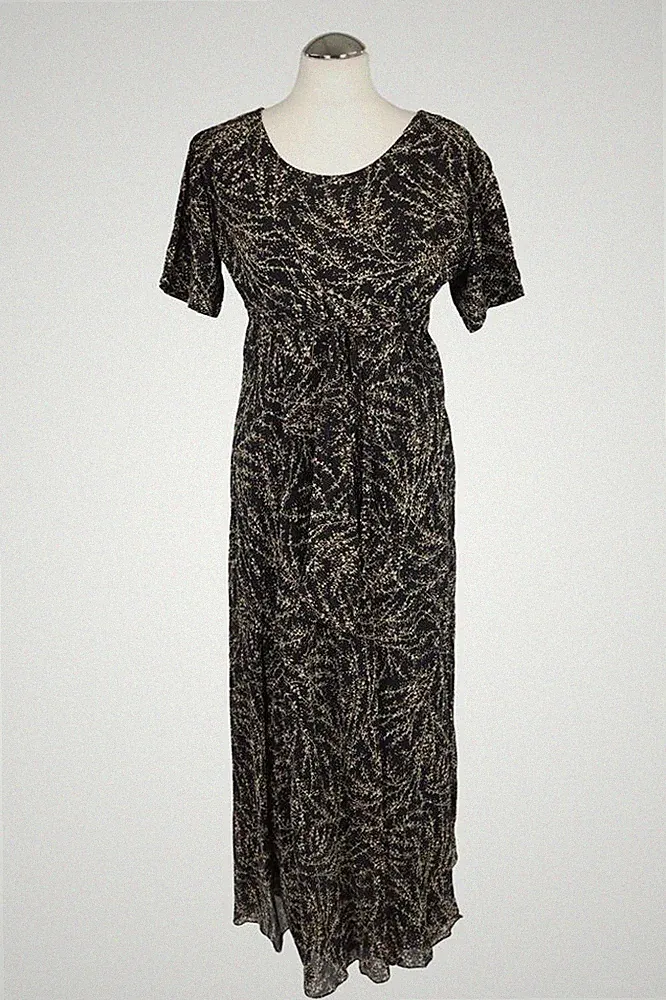 DKNY Damen Kleid Gr. 36 (US 6) Mehrfarbig Kleid A-Linie Dress