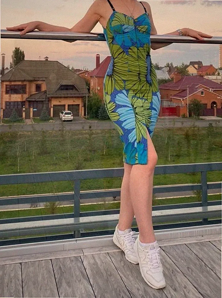 Klettverschluss Cocktailkleid