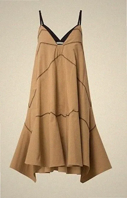 dorothee schumacher PAPERTOUCH EASE DRESS kleid gr 1 neuwertig Baumwolle