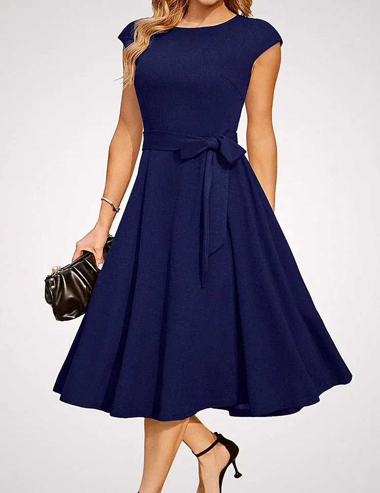 Nylonmischung Midikleid