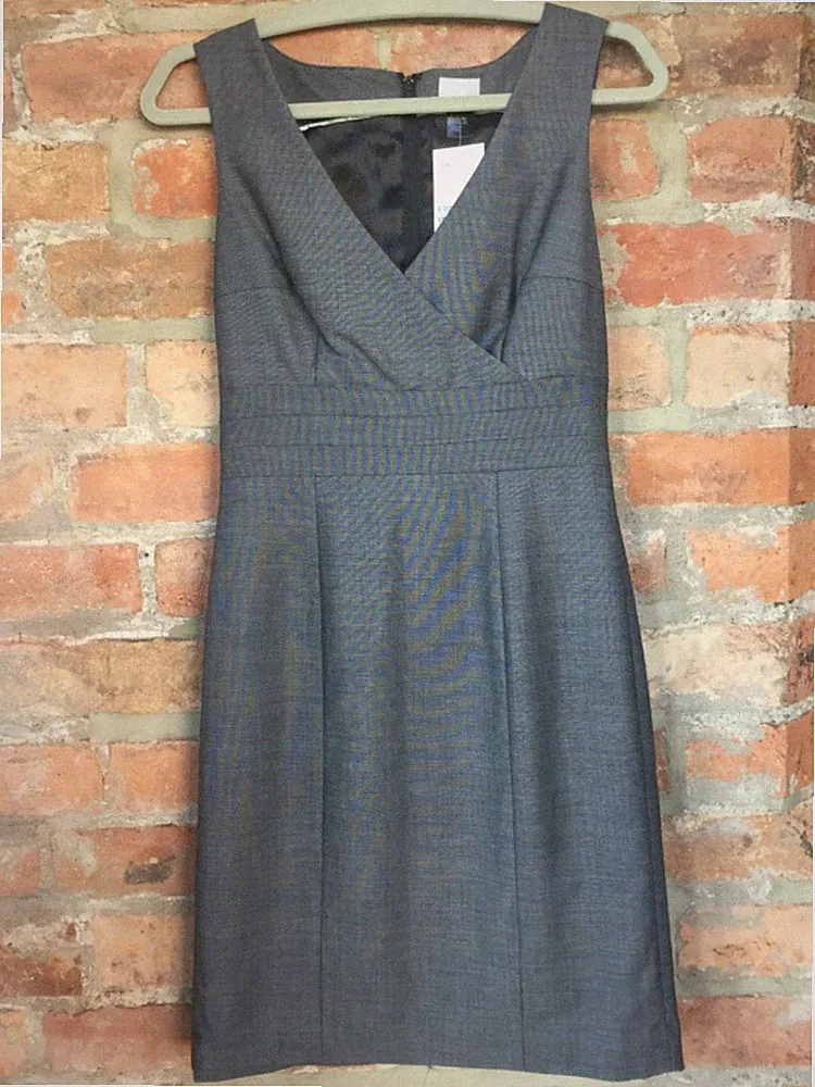 edles H&M Kleid 36 neu Etuikleid grau
