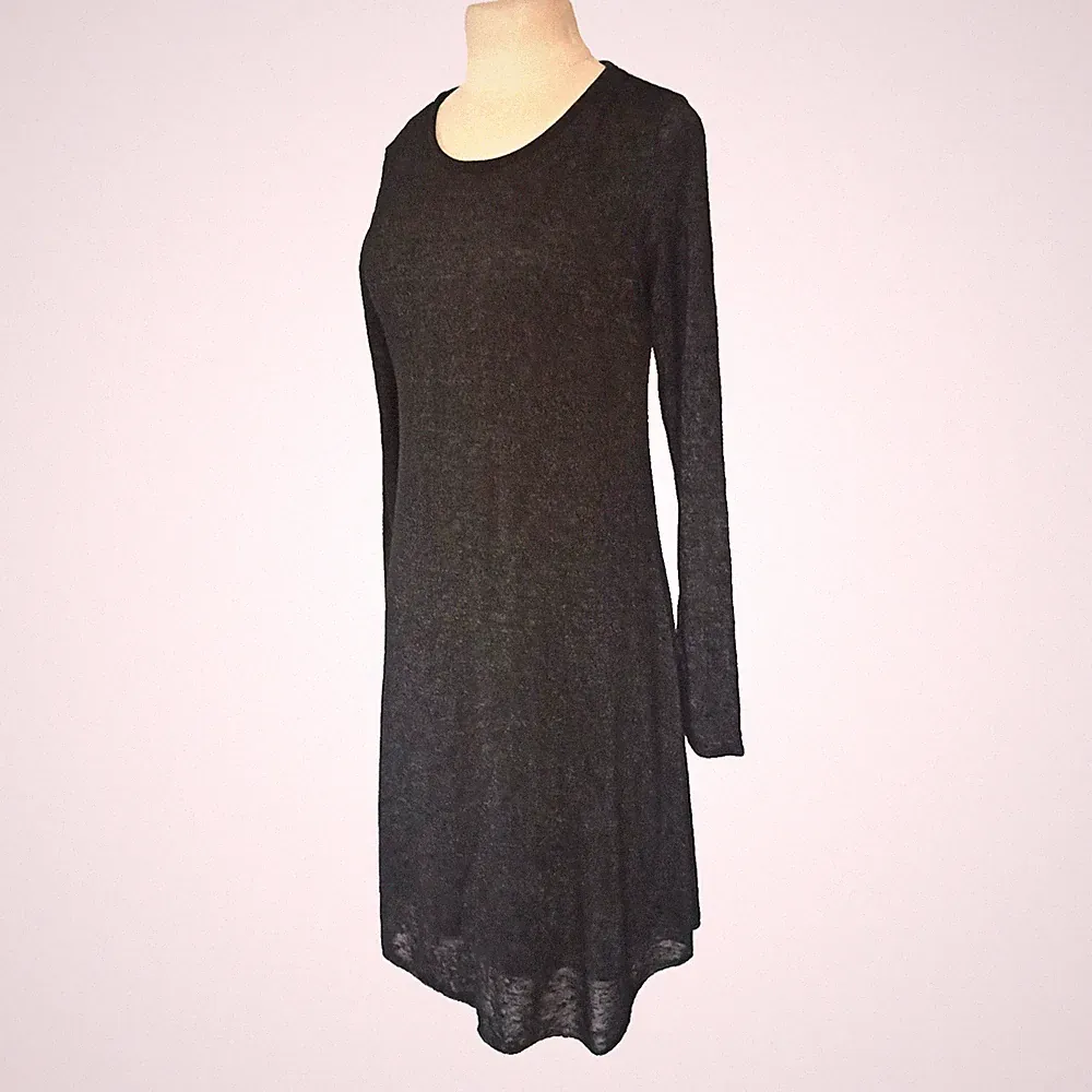 Elegant Damen Midi Kleid 💙 Dunkel Blau A-Linie Italy D235P Größe 36,38,S