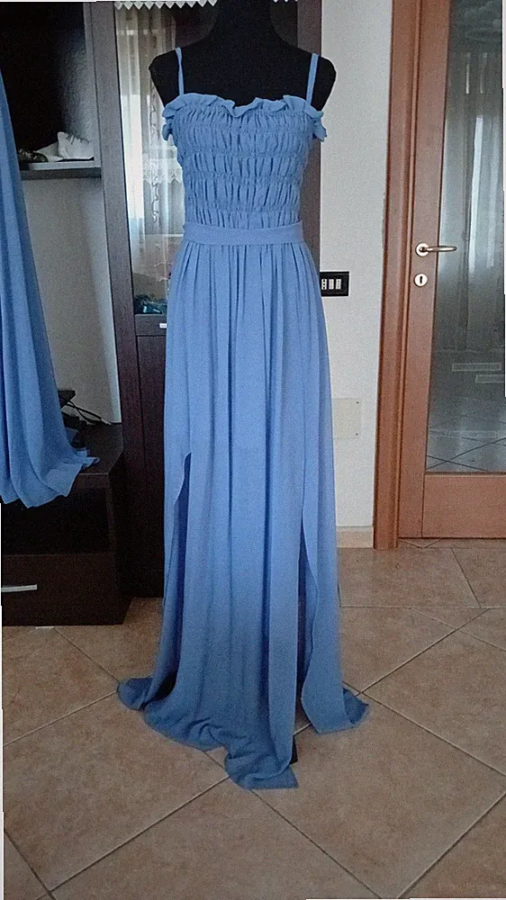 elegante Damenkleidung Zeremonie langes Kleid Events FesteDamigella Valentina Rio