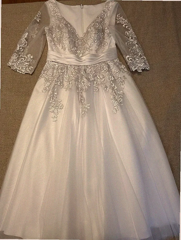 Taufe A-Linien-Kleid