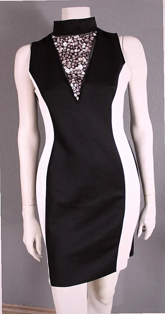 Strassstein Etui kleid