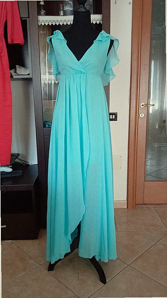 elegantes Damen Kleid lang Zeremonie Ball Events