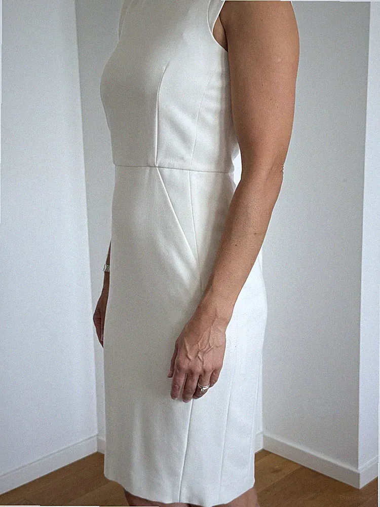 Elegantes Damen-Sommerkleid, Größe 36, Ivory Weiß, Sehr Guter Zustand