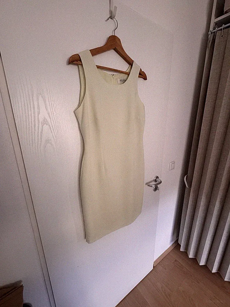 Elegantes Hellgelbes Etuikleid Ärmellos Dorothy Perkins Gr. 38 Wie Neu