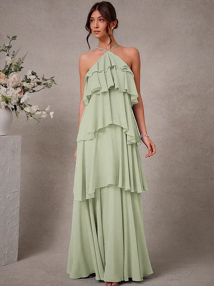Weiß Maxikleid