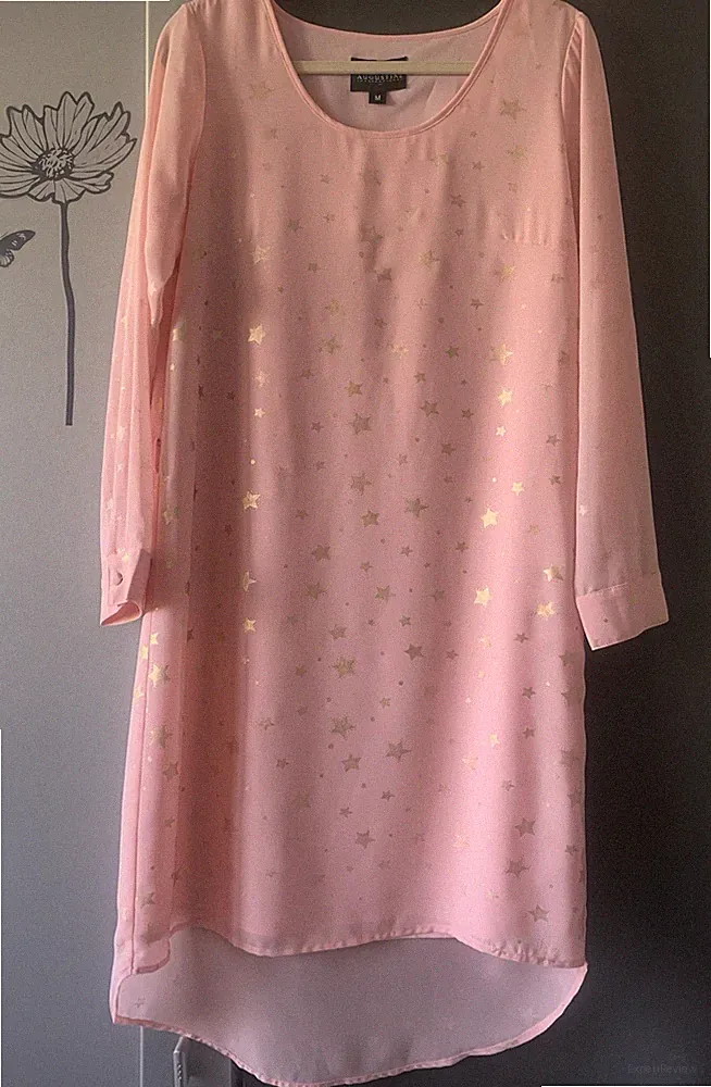 Elegantes Kleid Augustine International Gr. M / L) Rosé Goldsterne