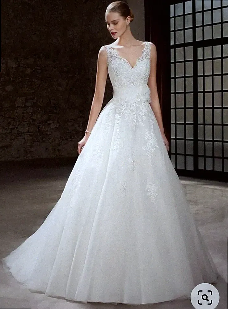 elegantes Kleid Brautkleid ATELIER gebraucht Marke COSMOBELLA Kollektion 2017