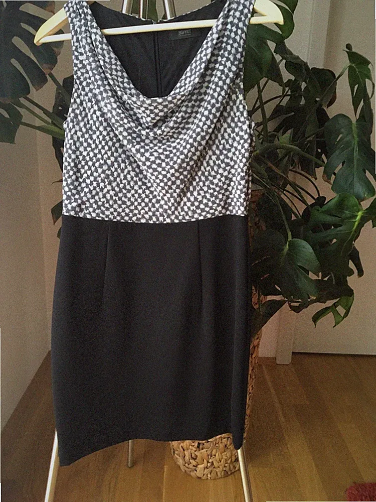 elegantes Kleid von Esprit, Sommerkleid, Blusenkleid, Businesskleid Gr. 34