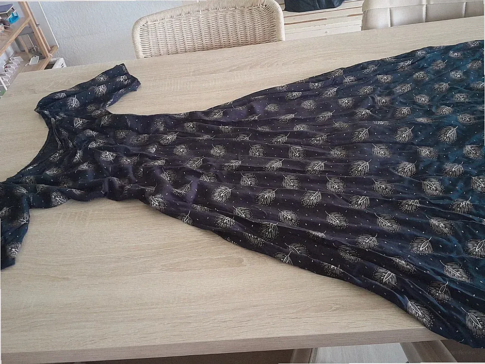 Elegantes schickes Kleid mit Frühling-Sommer Mode Damen 36,38