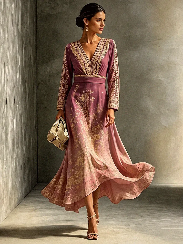 Elegantes schickes Kleid mit Frühling-Sommer Mode Damen 36,38,40,42