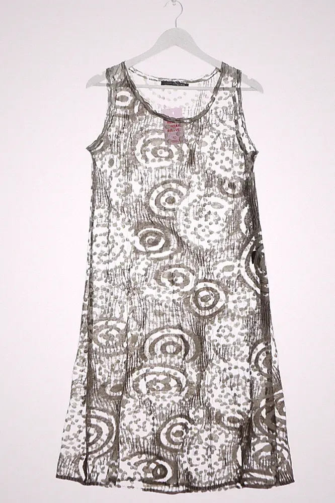 ELEMENTE CLEMENTE A-Linien Kleid Damen Kleid Gr. DE 36 braun Casual-Look