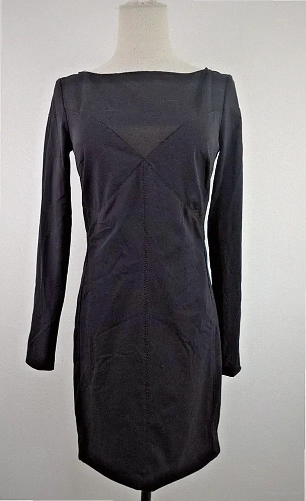 ELISABETTA FRANCHI KLEID DAMENKLEID GR 44 DRESS WOMAN ITALY VERSCHLEIERT ETUI