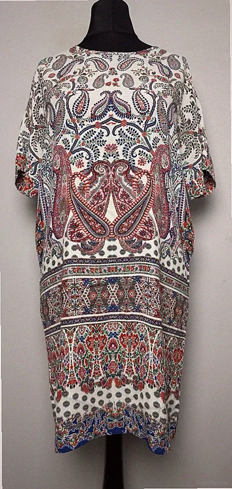 Paisley Etui kleid