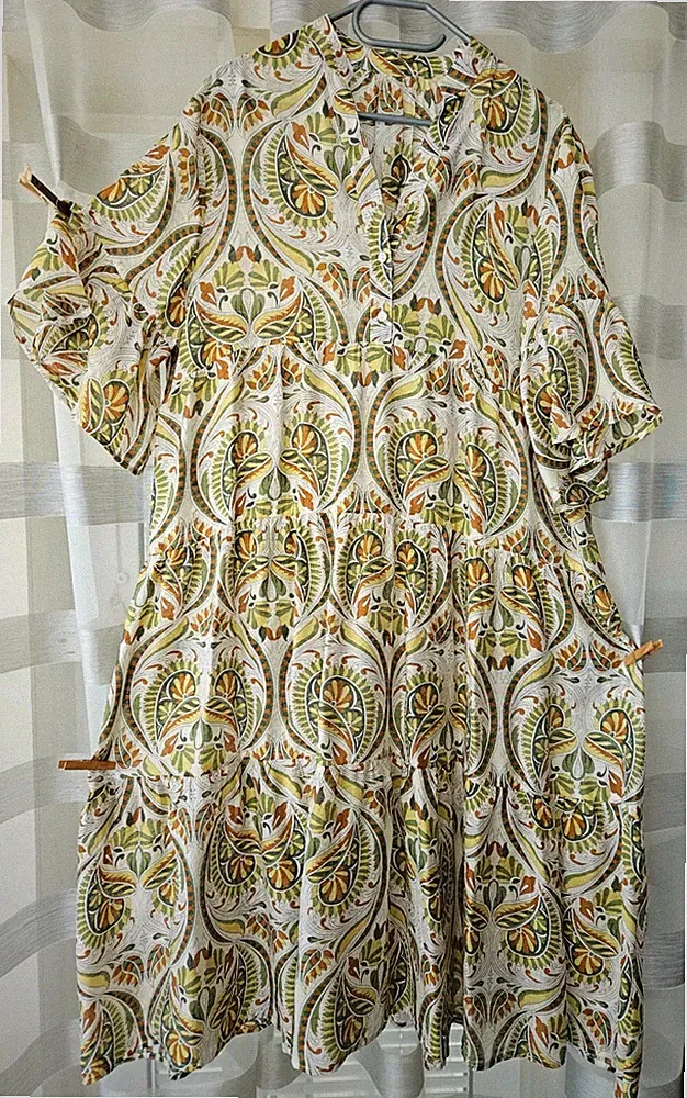 Emma Fashion Italy Kleid luftig leichtes Sommerkleid Einheitsgröße s.Maße Neu mi