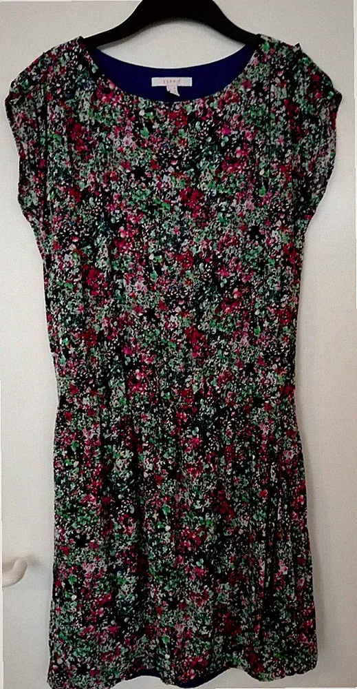Esprit Damen Fashion Kleid Größe 36 Sommer Freizeit bunt gefüttert neu wertig