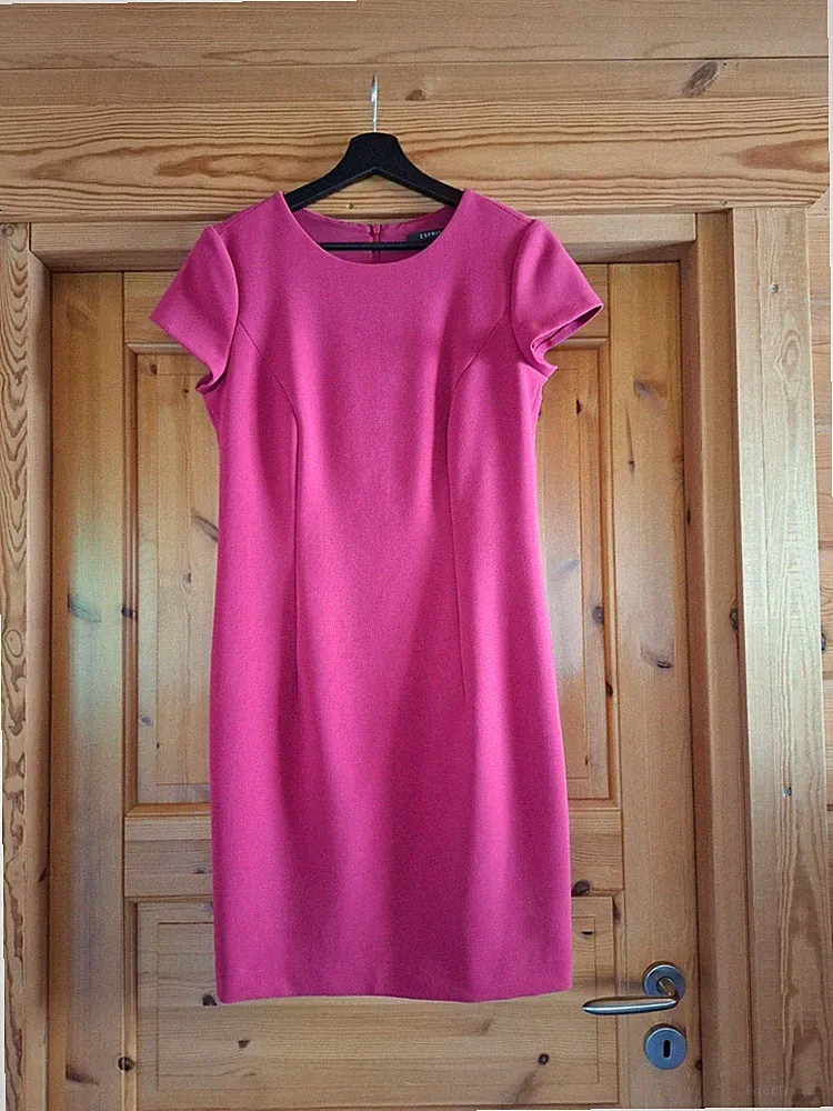 Esprit elegantes corporate kleid, magenta, gr. 38