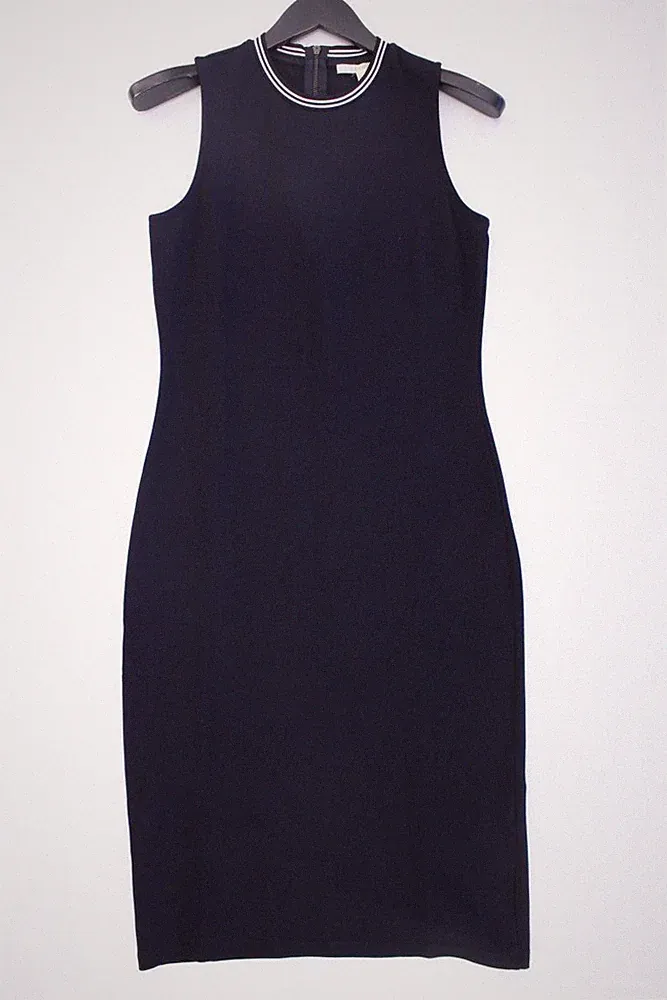✅ Esprit Etuikleid Slim Kleid für Damen Gr. 36, S neuwertig Ärmellos blau ✅