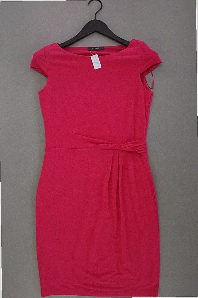 ✨ Esprit Etuikleid Slim Kleid für Damen Gr. 36, S neuwertig Kurzarm pink ✨