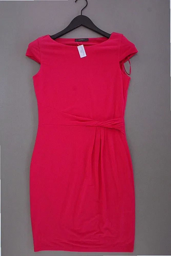 ⭐ Esprit Etuikleid Slim Kleid für Damen Gr. 36, S neuwertig Kurzarm pink ⭐
