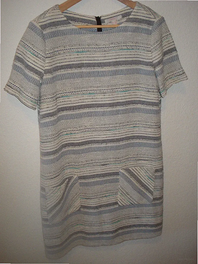 ESPRIT Gr. 40 (M) Frühjahr Sommer Bouclé Kleid Etui Büro Business *NEU*NP 99,99€