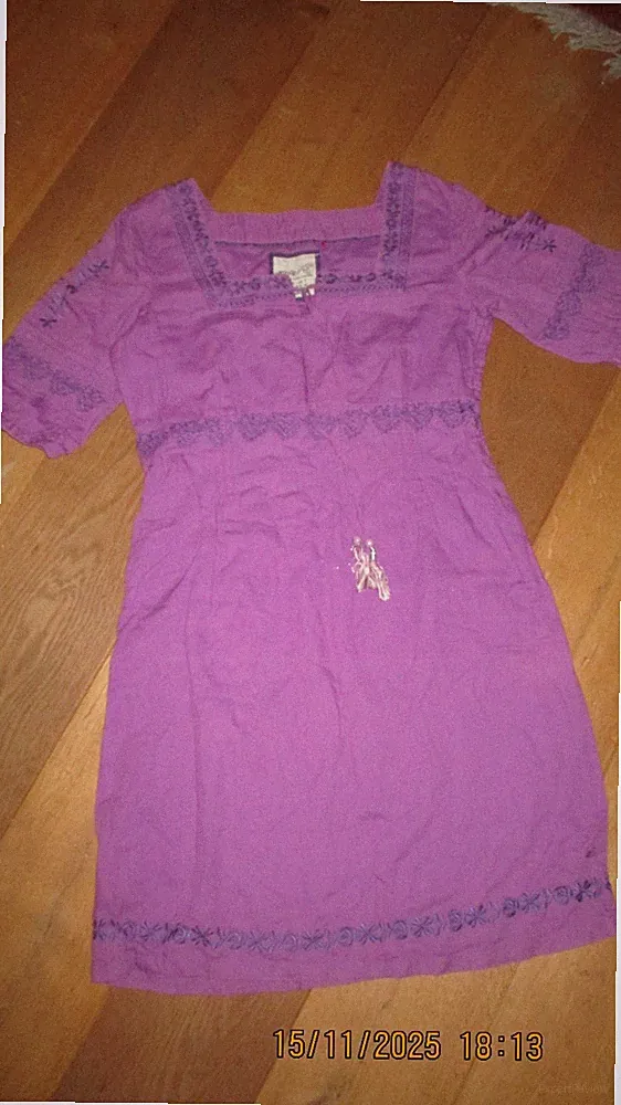 Esprit Kleid Gr.38 Leinen 38 Leinenkleid 38