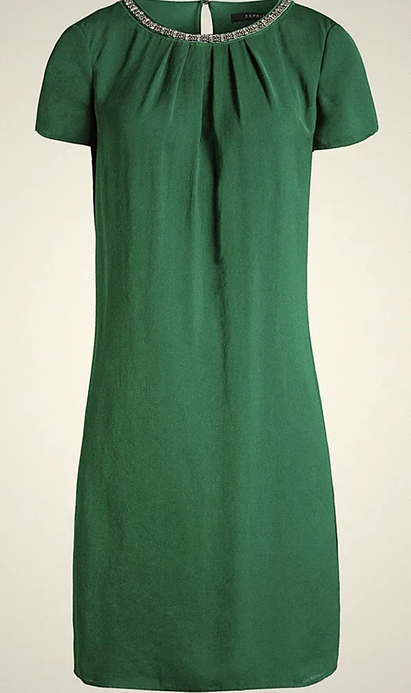 Esprit Kleid, Gr S, 36, grün, Pailletten, Neu