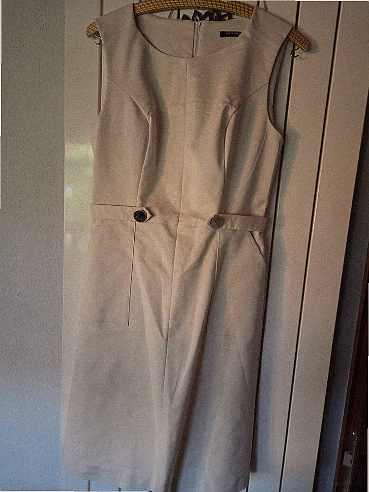 Etuikleid beige 70-iger Jahre Style Retro ORSAY NEU!!! Buisnesskleid GR.S/36/38