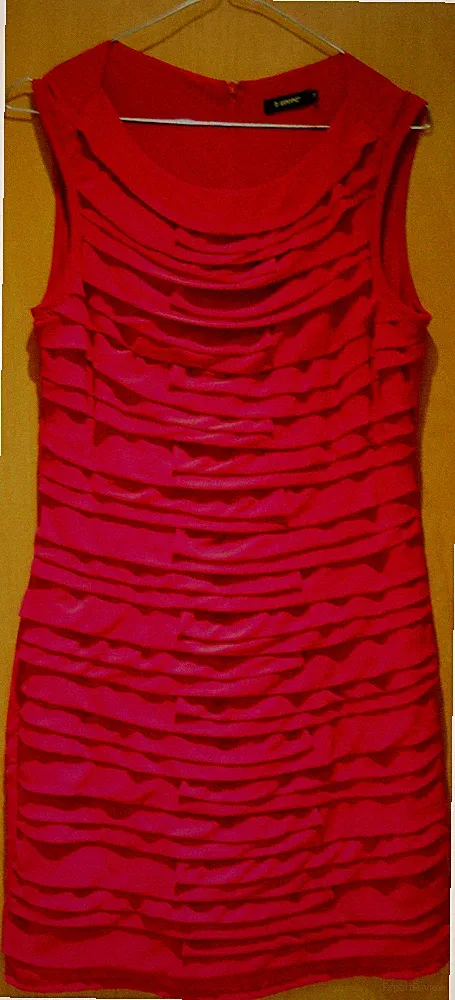Etuikleid Cocktailkleid rot Gr. 36 Silvester Weihnachten festlich