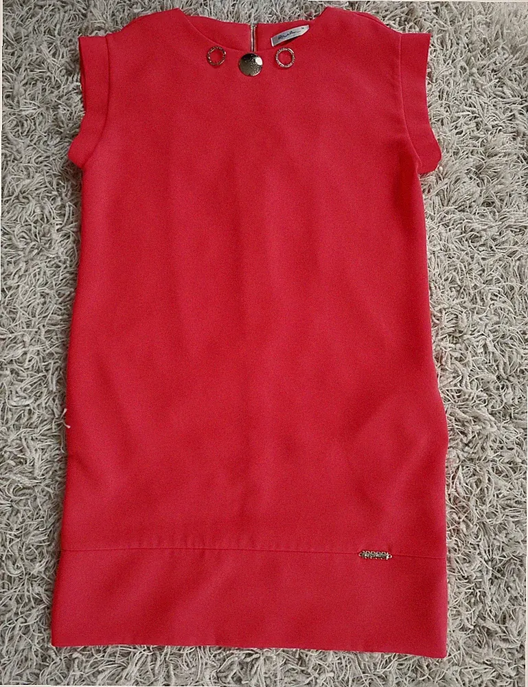 Etuikleid elegant/ schick, Korallenrot, Größe 36