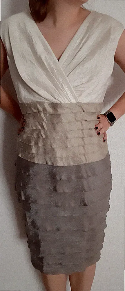 Etuikleid Gr. 40/42 NEU von Linea f Feier, Fest Gr. UK 14, Hochzeit, Stufenlook