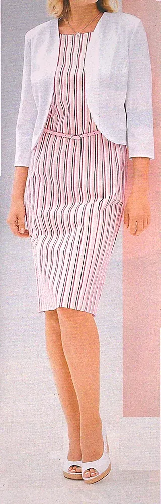 Etuikleid Kleid Freizeitkleid Sommerkleid Businesskleid Kurzarm 48 50 52 54