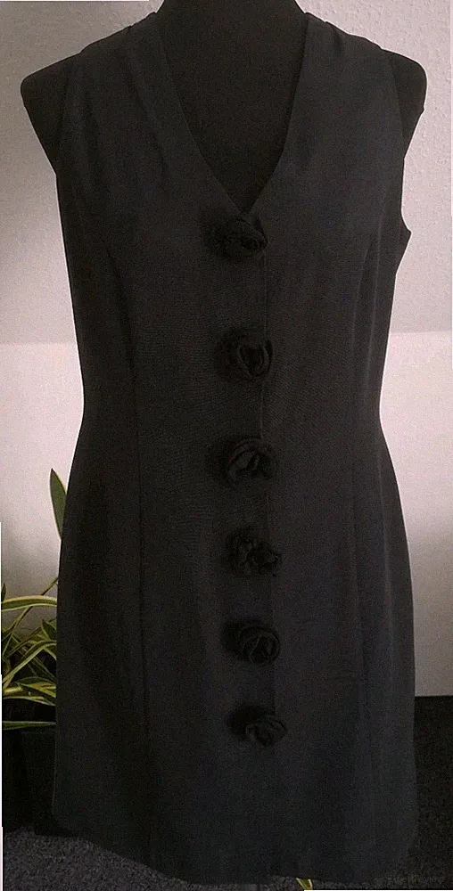 Etuikleid Kleid Gr. 38 EXCLUSIV Schwarz NEU