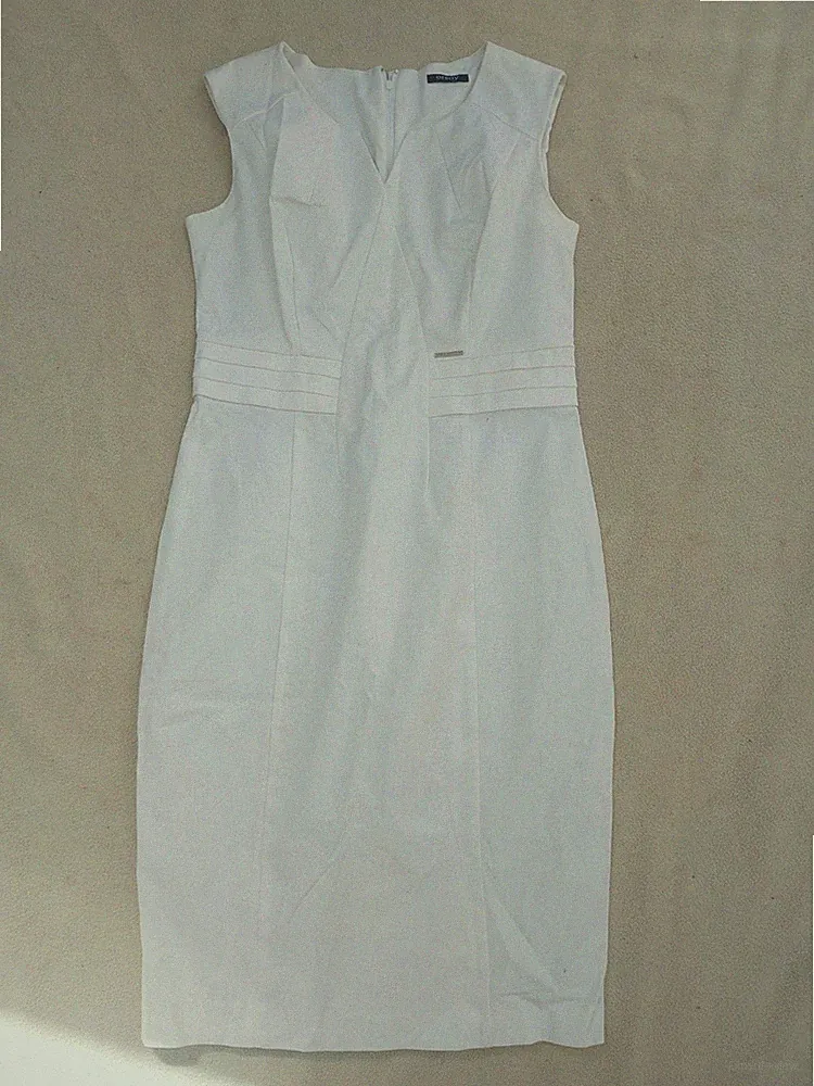 Etuikleid Kleid Größe 42 Weiß