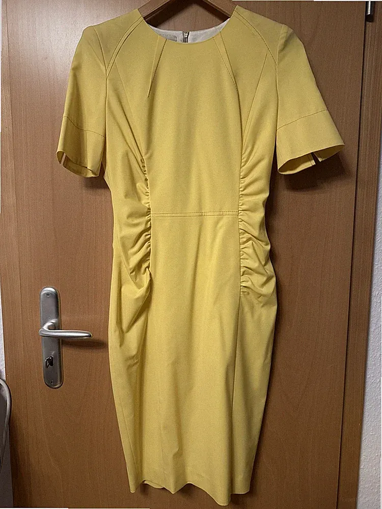 Etuikleid Kleid von Thomas Rath NEU Gelb d.G. 36