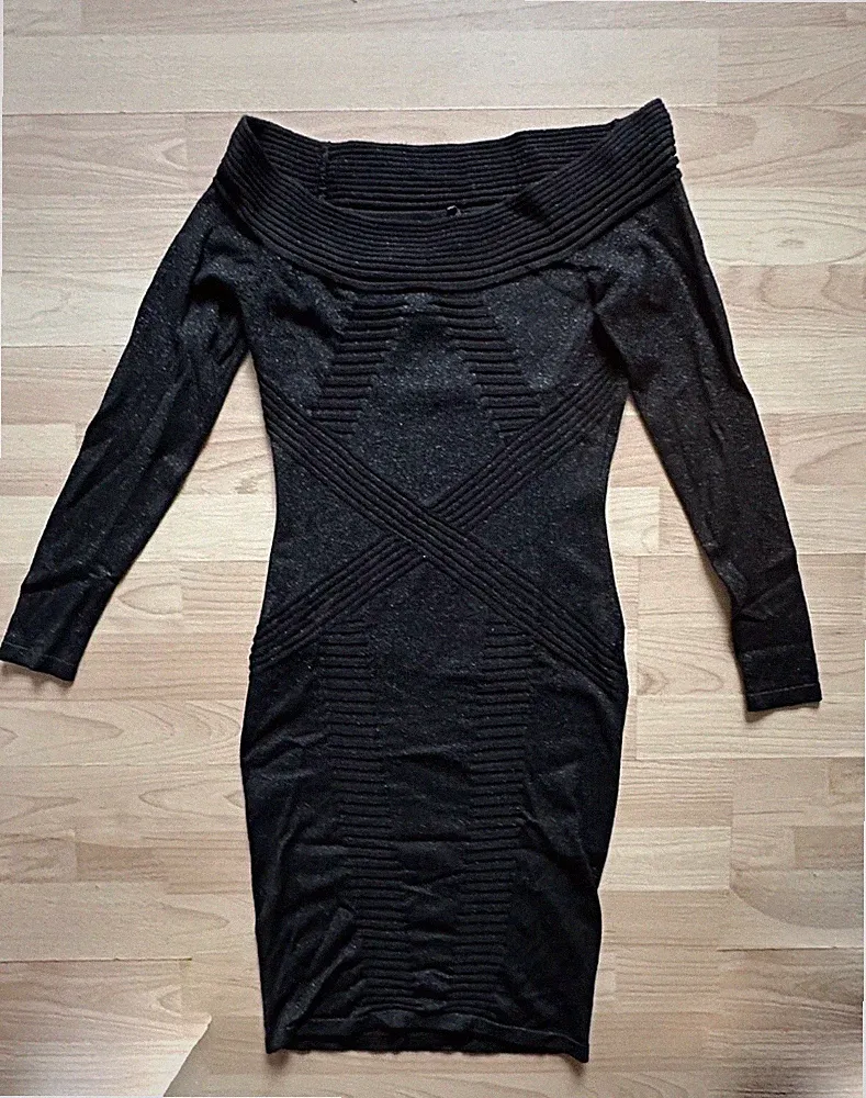 Etuikleid schwarz Glitzer elegant orsay S Party